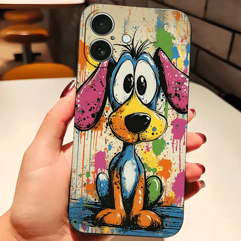 Perfume Pure Xs - Graffiti Colored Puppy TPU Phone Case