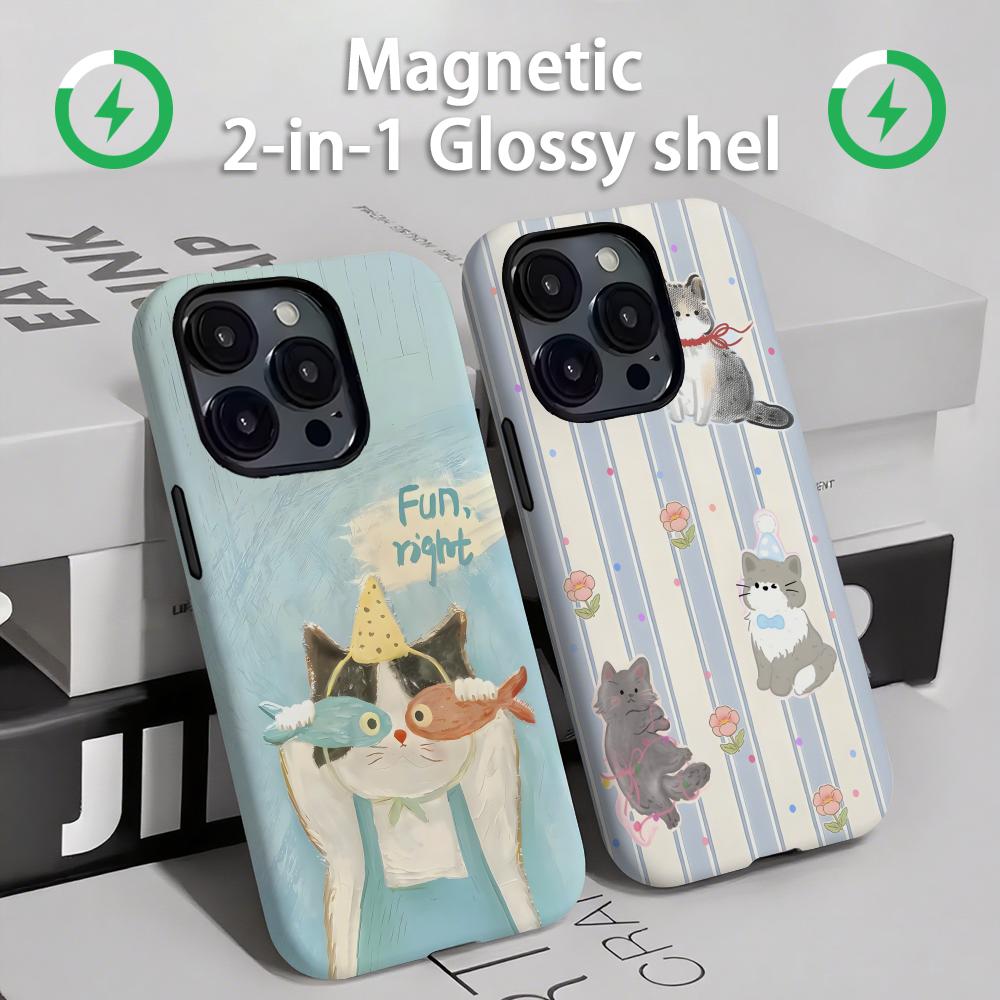 Perfume Pure Xs - Cute cats and dogs Phone Case