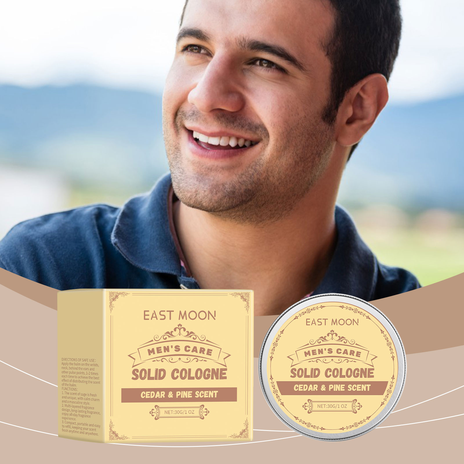 East Moon 30g Cedar Wood Solid - Cologne Solid Balm 评论和价格