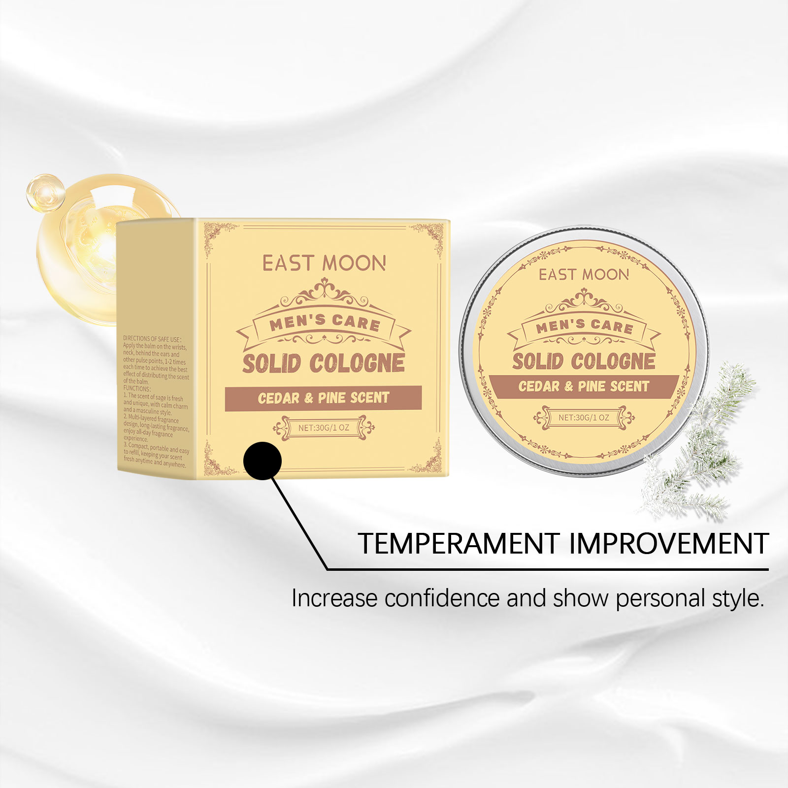 East Moon 30g Cedar Wood Solid - Cologne Solid Balm 评论和价格