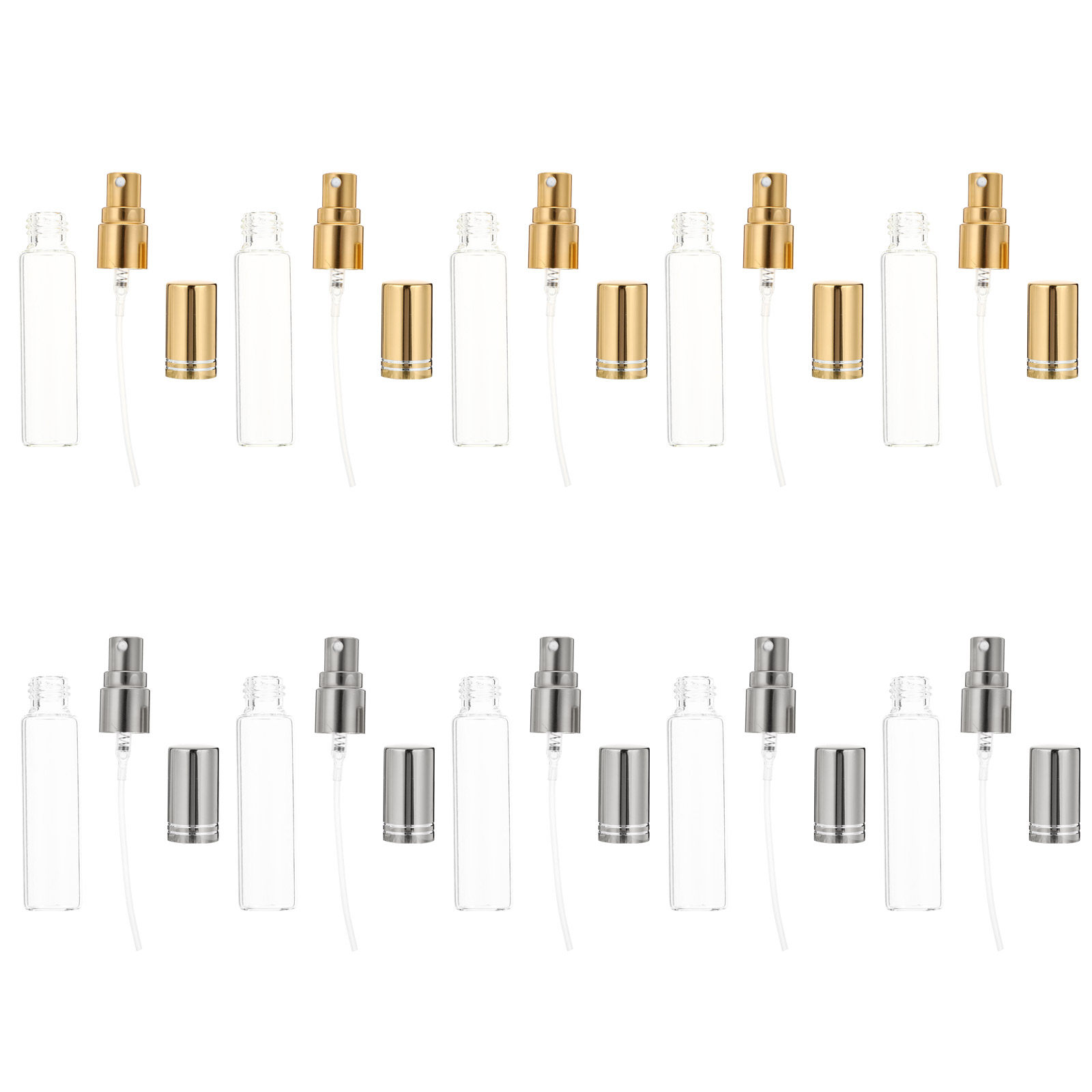 10Pcs High Quality Clear Glass - Perfume Quality Fragrance Oils 评论和价格