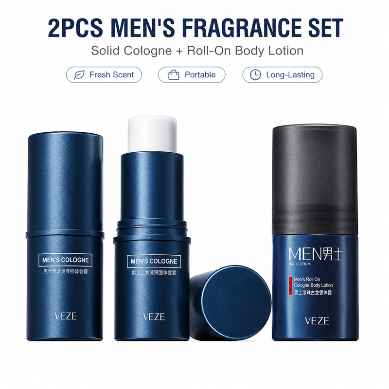 2PCS Men’s Fragrance Duo Solid - Cologne Solid Balm 评论和价格