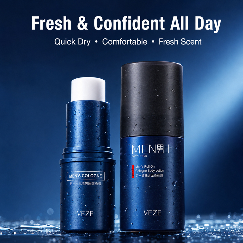 2PCS Men’s Fragrance Duo Solid - Cologne Solid Balm 评论和价格