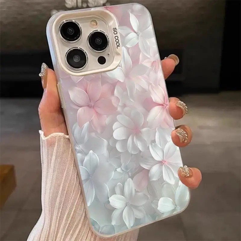 Pink Flower Case for iPhone 15 - Perfume Pure Xs 评论和价格
