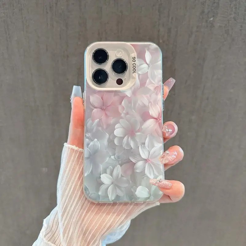 Pink Flower Case for iPhone 15 - Perfume Pure Xs 评论和价格
