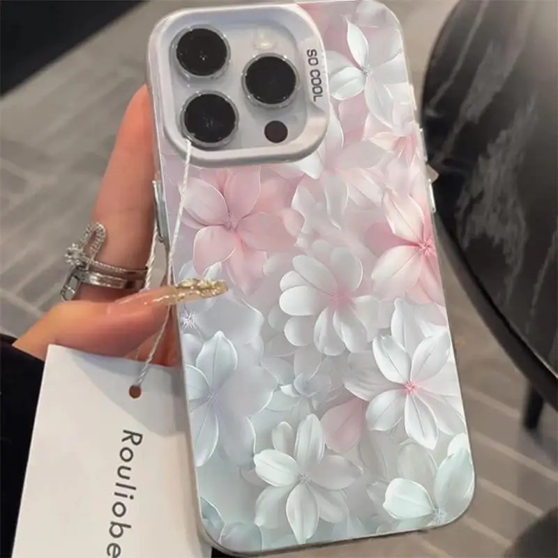 Pink Flower Case for iPhone 15 - Perfume Pure Xs 评论和价格