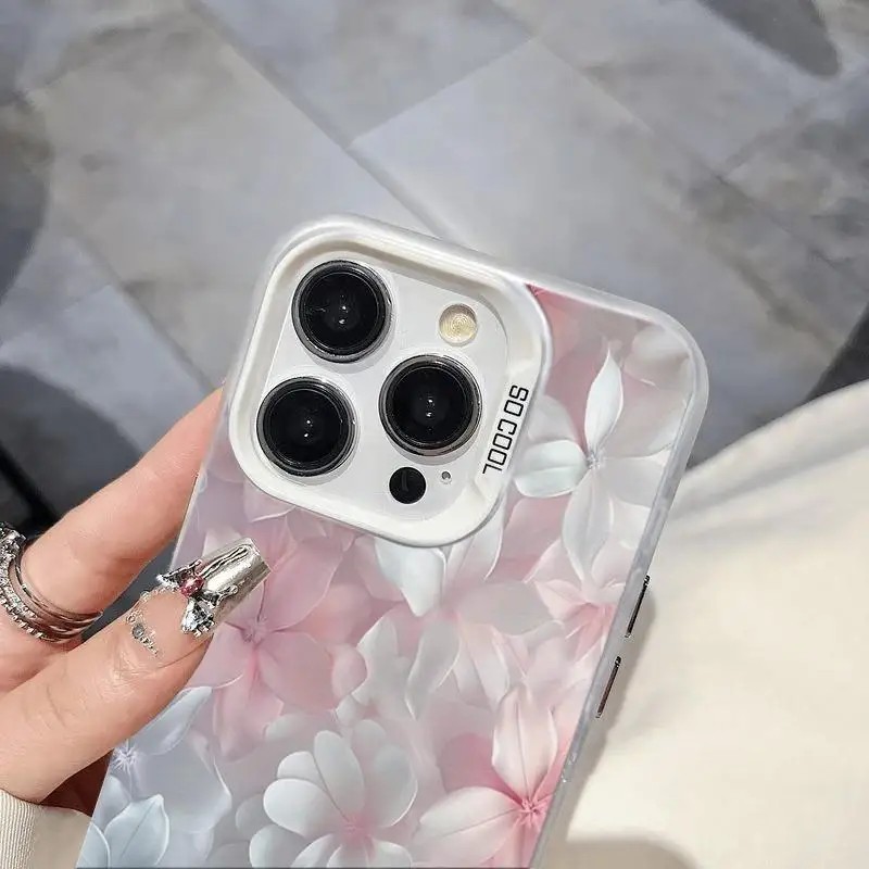 Pink Flower Case for iPhone 15 - Perfume Pure Xs 评论和价格