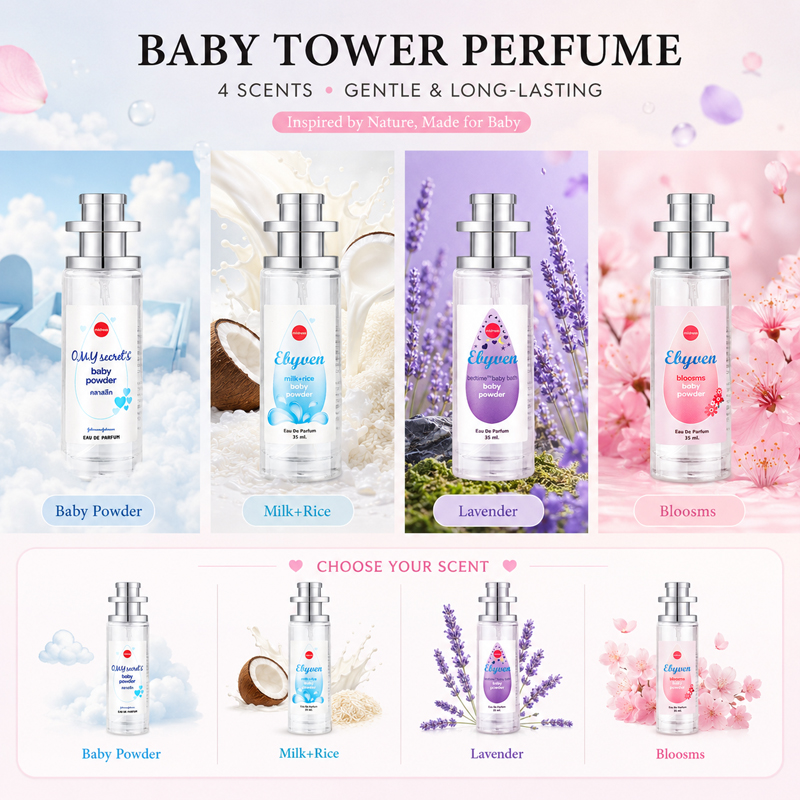 2pcs 35ml Baby Powder Perfume  - Perfume Lavender Fragrance 评论和价格